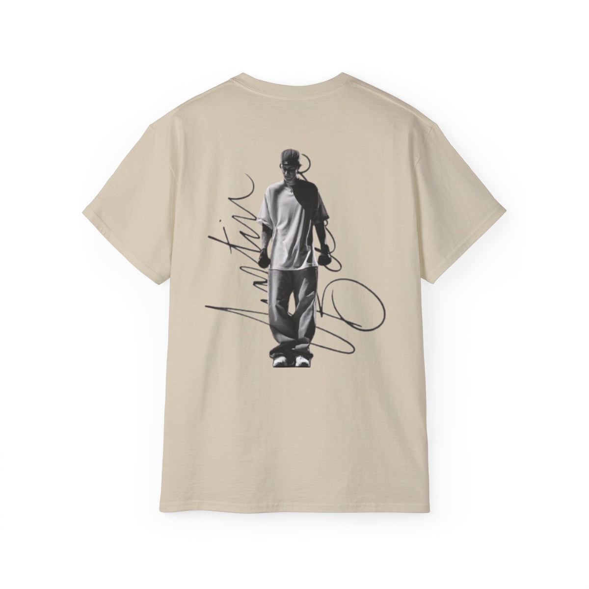 Silhouette Tee — Justin Bieber Graphic