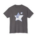 Blue Smiling Star Graphic T-Shirt
