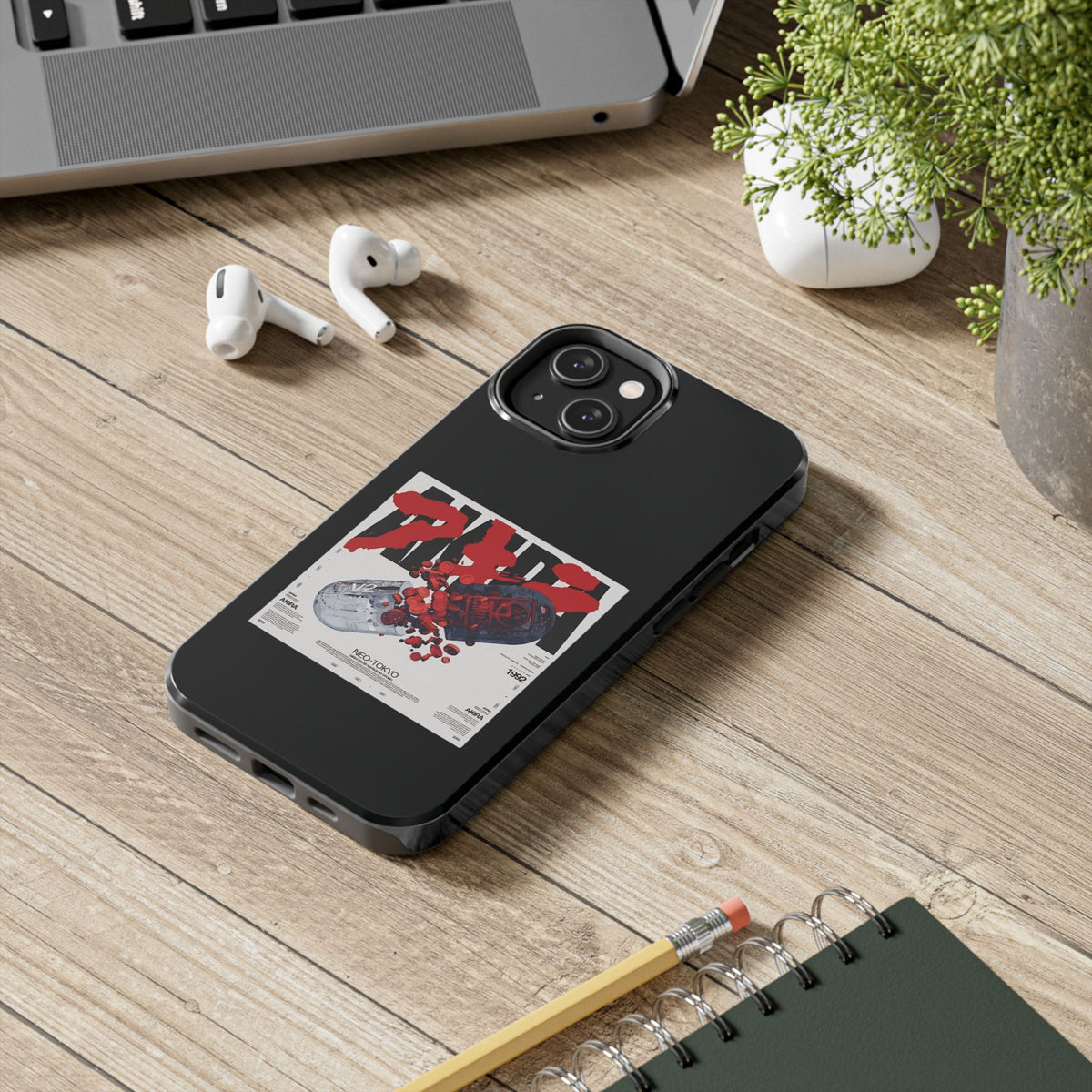 Tough Phone Case With A Neo Tokyo Design
