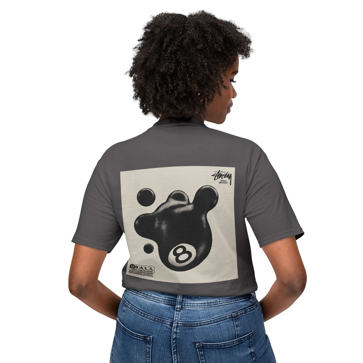 8-Ball Graphic T-Shirt — Retro Pool Ball Streetwear Tee