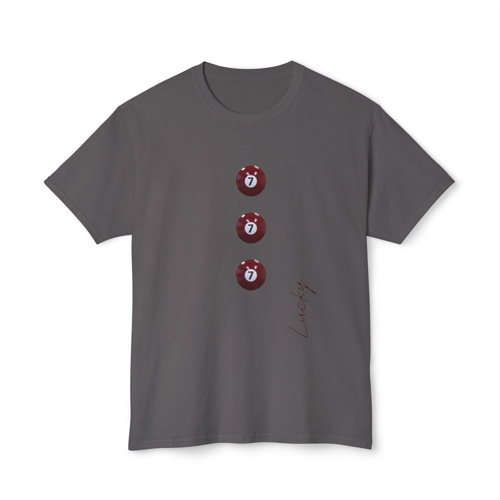 Lucky 7s Pool Ball T-Shirt — Minimal Casino Graphic Tee