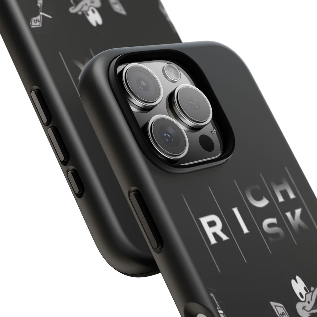 Rich Risk Phone Case — Vintage Money Cartoon Protective Case