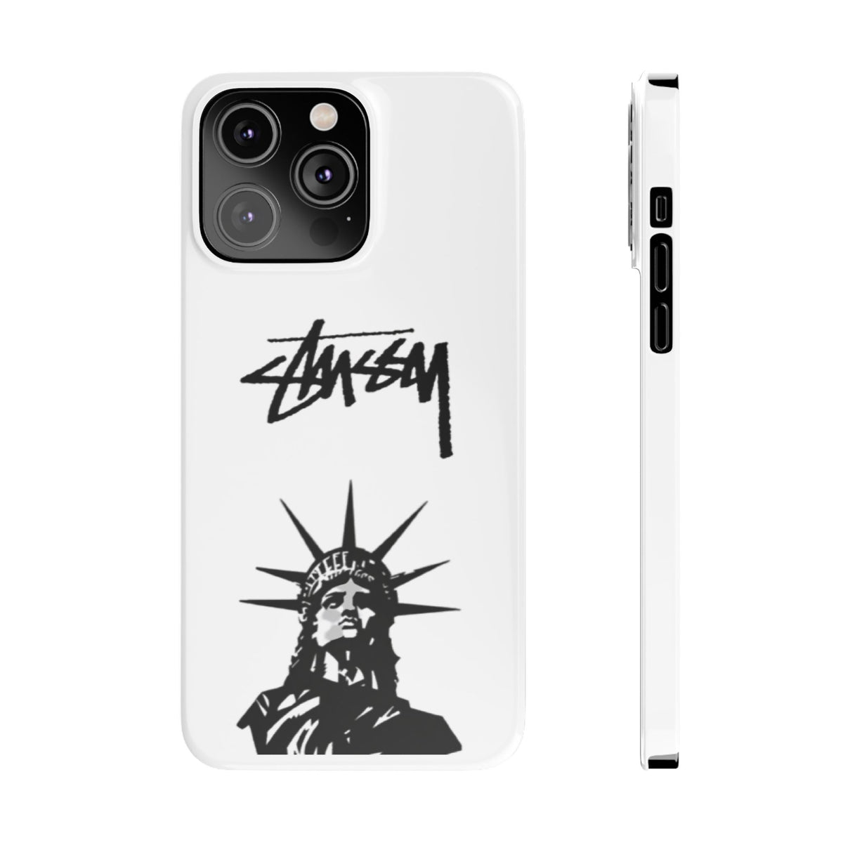 Slim Phone Case Statue of Liberty Graphic