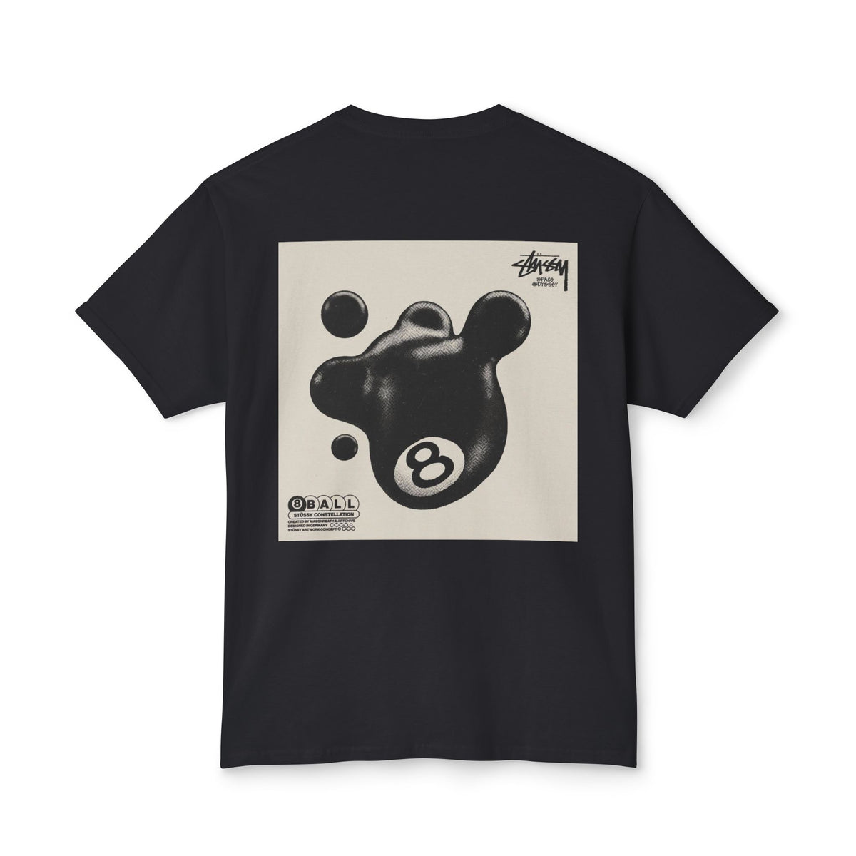 8-Ball Graphic T-Shirt — Retro Pool Ball Streetwear Tee