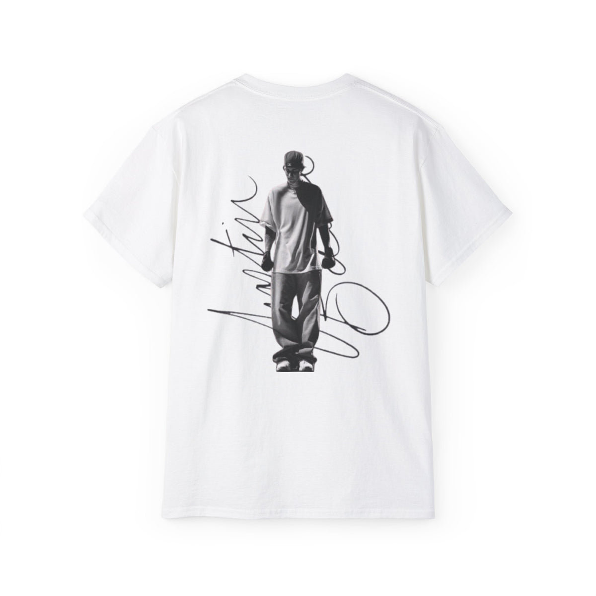 Silhouette Tee — Justin Bieber Graphic