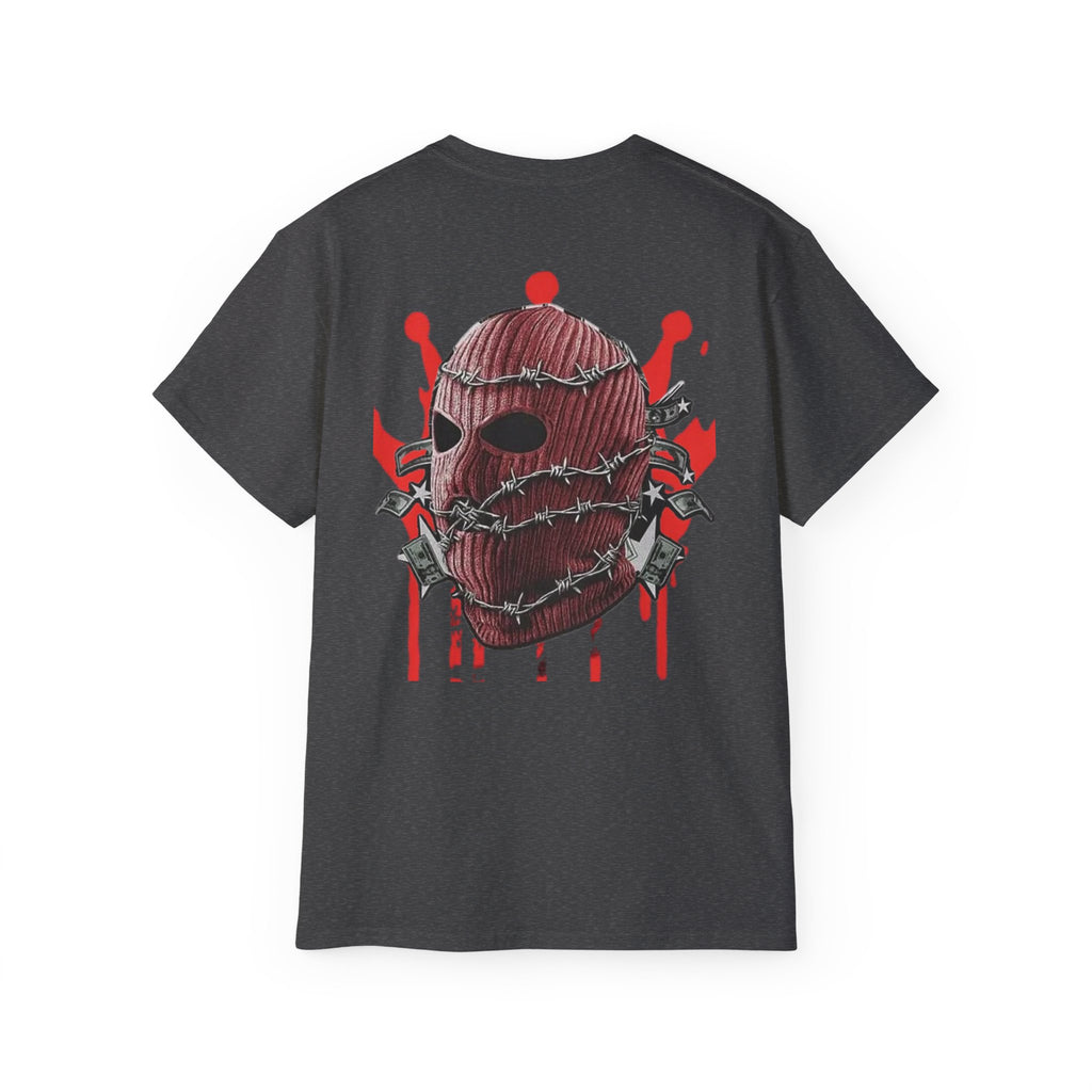 Red Ski Mask Skull T-Shirt
